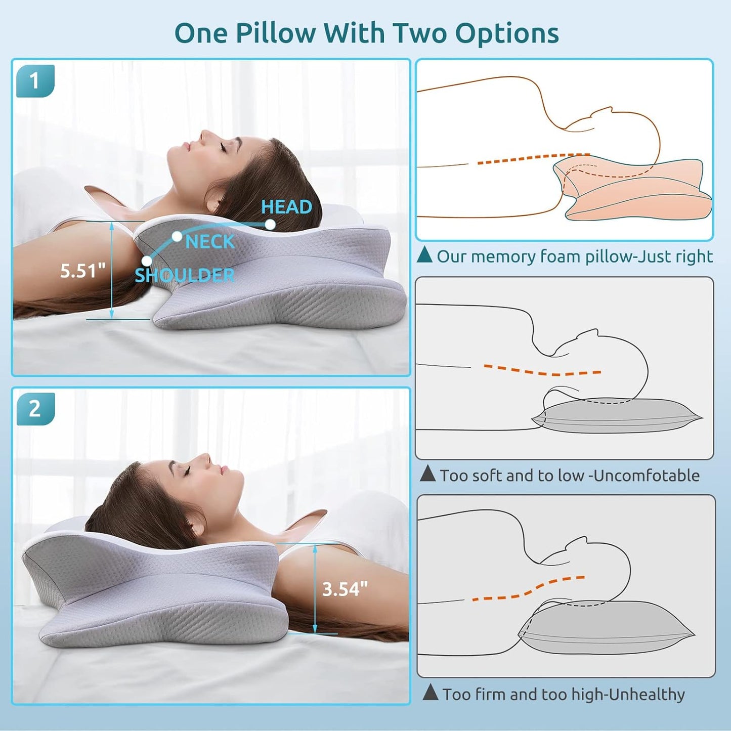 ErgoRest Cervical Support Pillow™