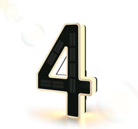 Solar Lighted House Numbers