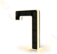 Solar Lighted House Numbers