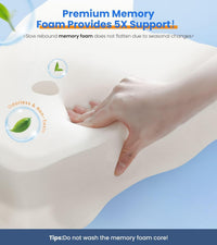 Tenaic Ultra Pain Relief Cooling Pillow for Neck Support