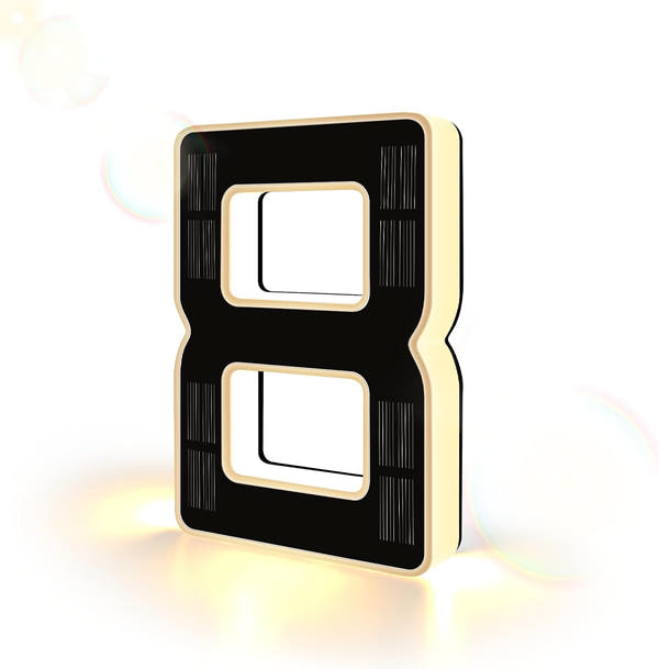 Solar Lighted House Numbers