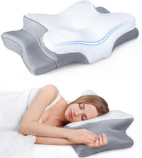 Tenaic Ultra Pain Relief Cooling Pillow for Neck Support