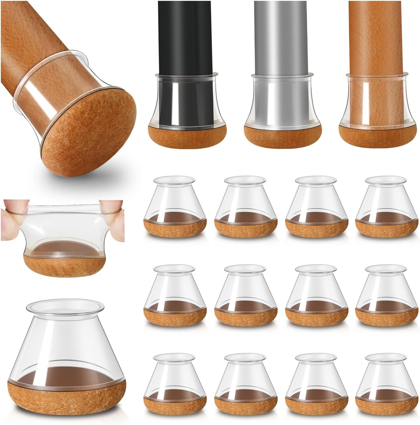 Chair Leg Floor Protectors (8pcs)
