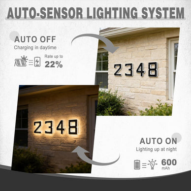 Elevate Your Home with Solar Address Light.