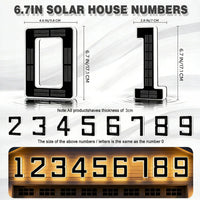 Solar Lighted House Numbers