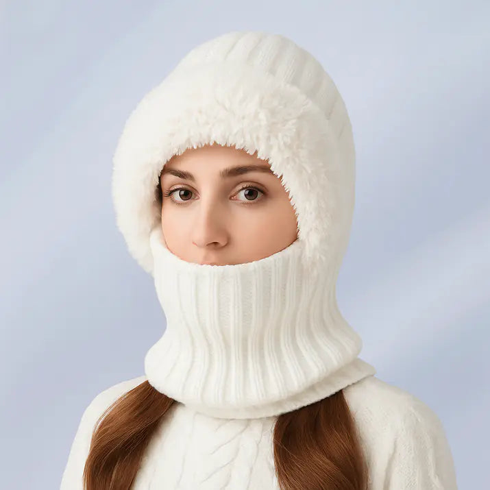 Winter Knitted Hat with Windproof Cold Protection