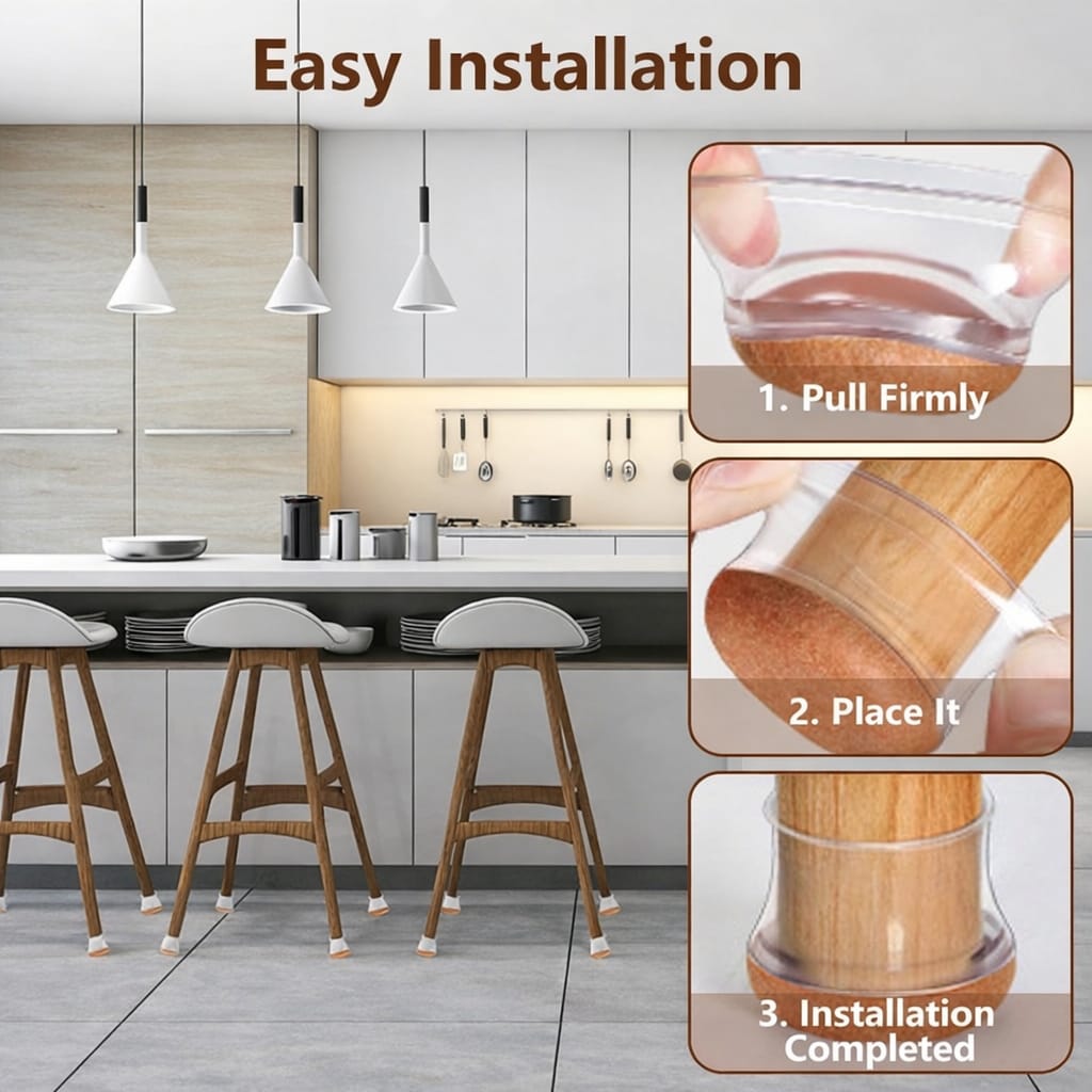 Chair Leg Floor Protectors (8pcs)